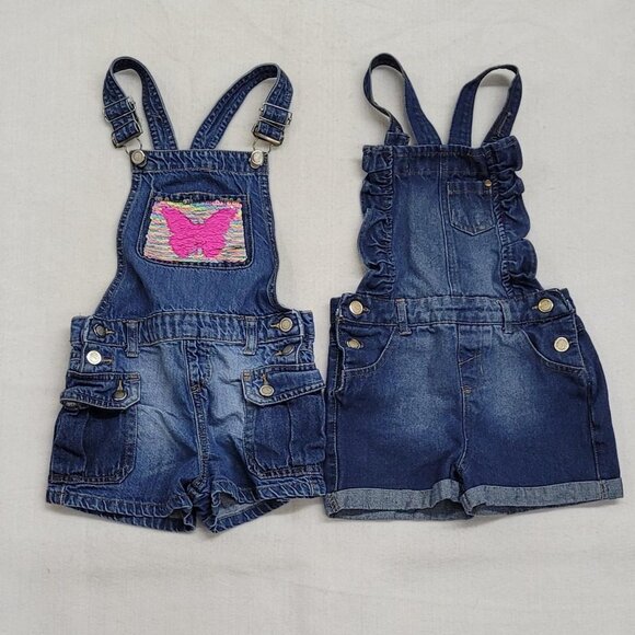Girls’ 5Y Bundle | Denim Overalls + Polo Ralph Lauren + Jessica Simpson 6 Pieces - Picture 2 of 5